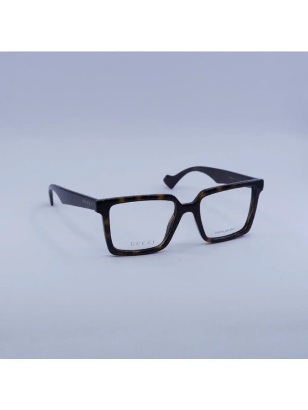 Gucci GG1540O 002 Eyeglasses Havana 52mm Square Frame